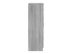 Zapatero Sonoma gris 55x35x108 cm Madera de ingeniería