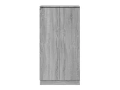 Zapatero Sonoma gris 55x35x108 cm Madera de ingeniería
