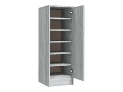 Zapatero Sonoma gris 32x35x92 cm Madera de ingeniería