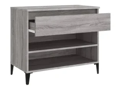 Zapatero Sonoma gris 70x36x60 cm madera de ingeniería