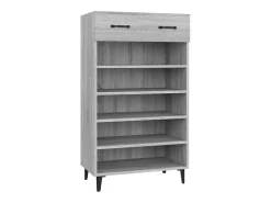 Zapatero Sonoma gris 60x35x105 cm Madera de ingeniería