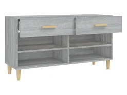 Zapatero Sonoma gris 102x35x55 cm Madera de ingeniería