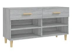 Zapatero Sonoma gris 102x35x55 cm Madera de ingeniería
