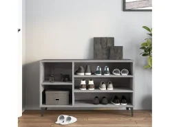 Zapatero Sonoma gris 102x36x60 cm Madera de ingeniería