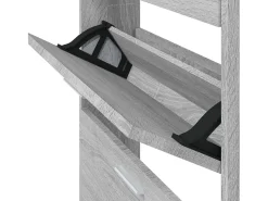 Zapatero Sonoma gris 59x17x108 cm Madera de ingeniería