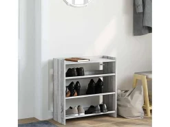 Zapatero Sonoma gris 60x25x62 cm madera de ingeniería