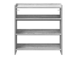 Zapatero Sonoma gris 60x25x62 cm madera de ingeniería