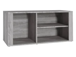 Zapatero Sonoma gris 100x35x45 cm madera de ingeniería