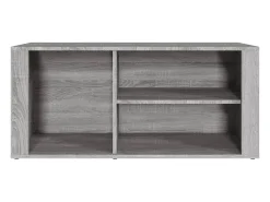 Zapatero Sonoma gris 100x35x45 cm madera de ingeniería