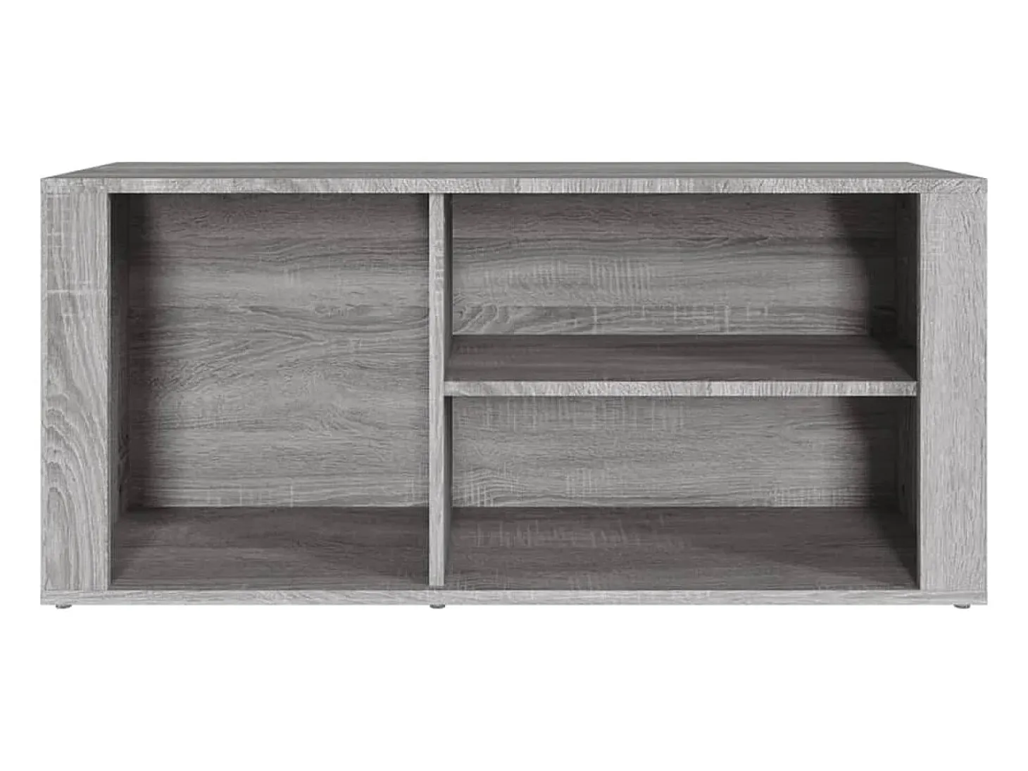 Zapatero Sonoma gris 100x35x45 cm madera de ingeniería