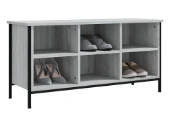 Zapatero Sonoma gris 100x35x50 cm madera de ingeniería