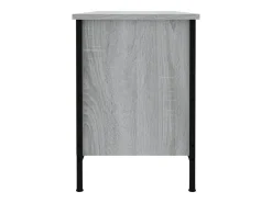 Zapatero Sonoma gris 100x35x50 cm madera de ingeniería
