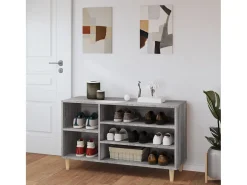 Zapatero Sonoma gris 102x36x60 cm Madera de ingeniería