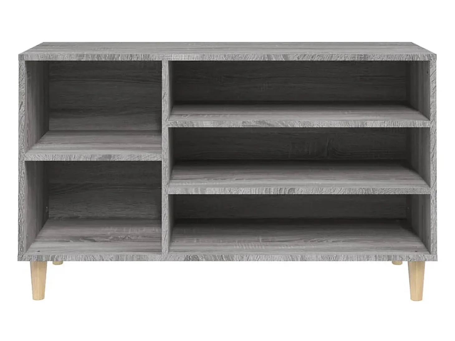 Zapatero Sonoma gris 102x36x60 cm Madera de ingeniería