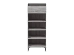 Zapatero Sonoma gris 40x36x105 cm Madera de ingeniería