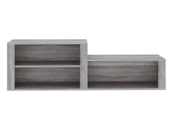 Zapatero Sonoma gris 150x35x45 cm Madera de ingeniería