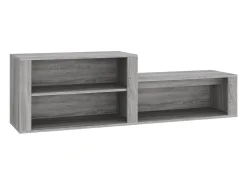 Zapatero Sonoma gris 150x35x45 cm Madera de ingeniería