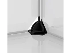Zapatero transparente 93x36,5x140 cm PP