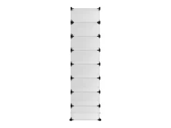 Zapatero transparente 93x36,5x140 cm PP