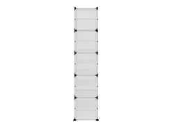 Zapatero transparente 44x31,5x153,5 cm PP