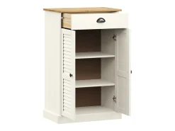 Zapatero VIGO madera maciza de pino blanco 60x35x96 cm ES504261