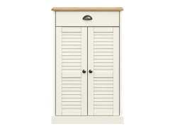 Zapatero VIGO madera maciza de pino blanco 60x35x96 cm ES504261