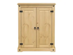 Zapatero 86x38,5x108 cm madera maciza de pino
