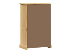 Zapatero 60x35x96 cm madera maciza de pino