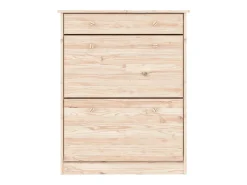 Zapatero 77x35x96 cm madera maciza de pino