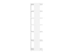 Zapateros 2 uds Blanco 27,5x27x102cm madera de ingeniería