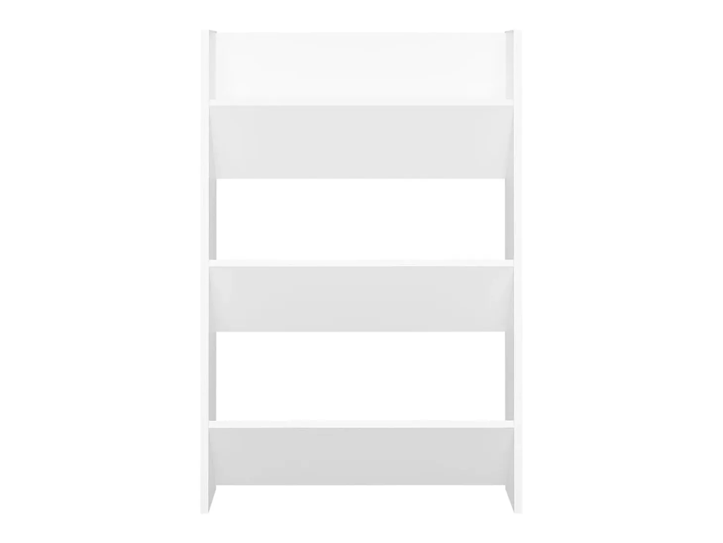Zapateros de pared 2 uds Blanco 60x18x90 cm Aglomerado