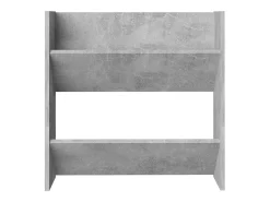 Zapateros de pared 2 uds Gris hormigón 60x18x60 cm