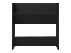 Zapateros de pared 4 uds madera contrachapada negro 60x18x60 cm ES863188