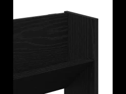 Zapateros de pared 2 uds Roble negro 60 x 18 x 60 cm