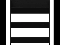 Zapateros de pared 2 uds Roble negro 60 x 18 x 60 cm
