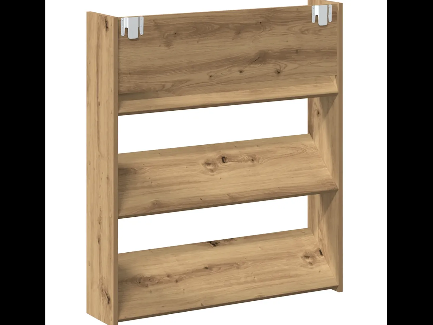 Zapateros de pared con balda Otros 2 piezas roble artesanal