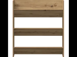 Zapateros de pared con balda Otros 2 piezas roble artesanal