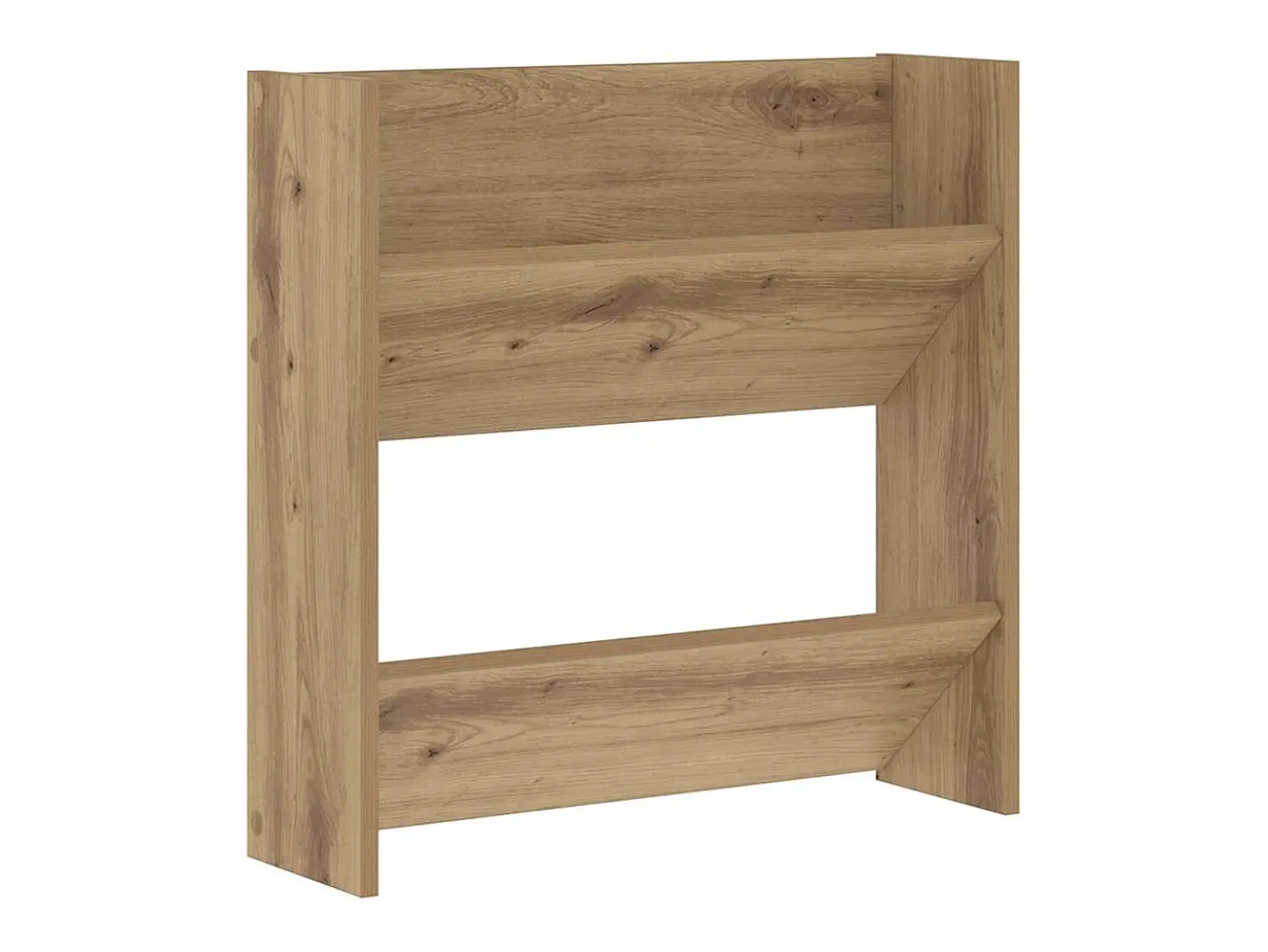 Zapateros de pared con balda Otros 2 piezas roble artesanal