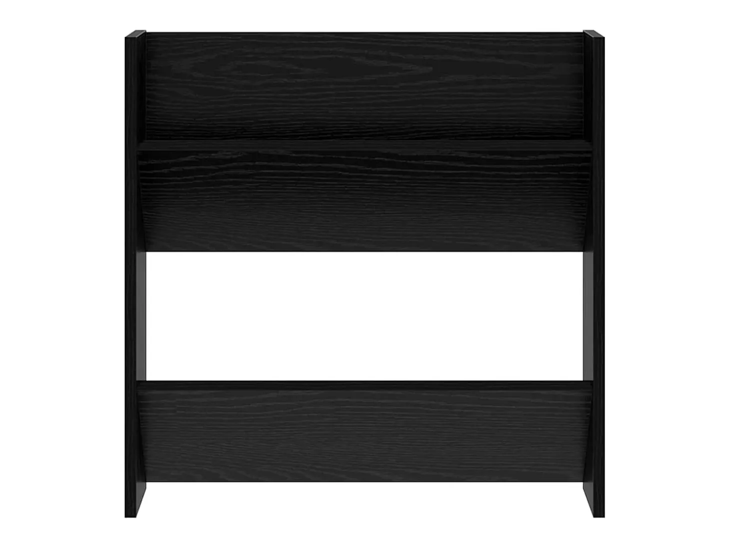 Zapateros de pared Roble negro 60 x 18 x 60 cm