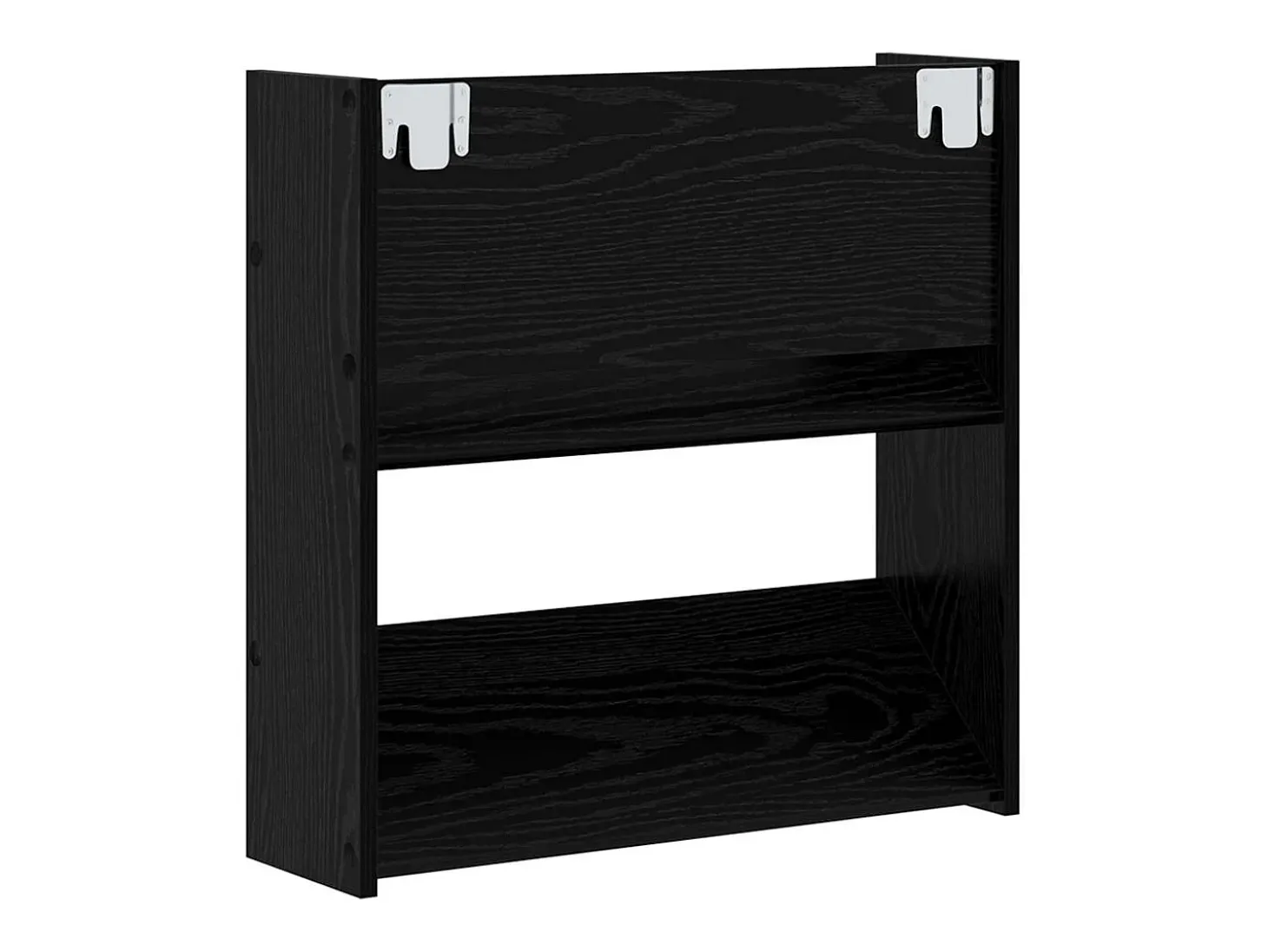 Zapateros de pared Roble negro 60 x 18 x 60 cm