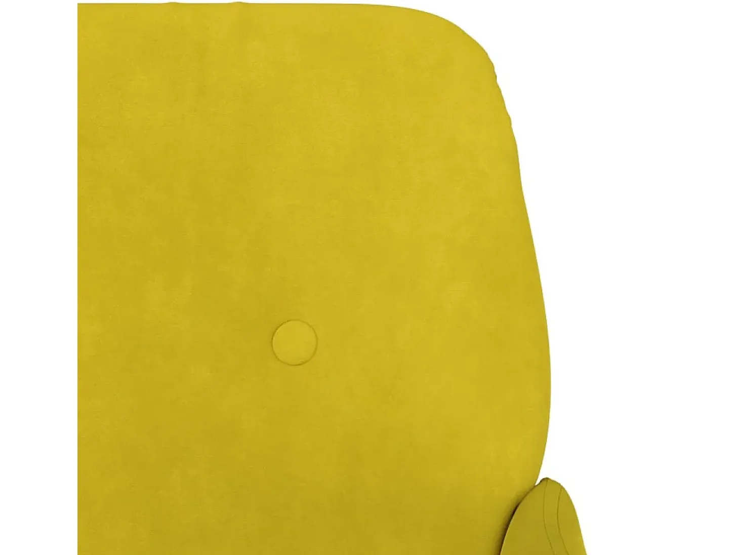 Zarina Sillón de terciopelo amarillo 62x79x79 cm