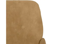 Zarina Sillón de terciopelo marrón 62x79x79 cm