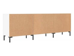 Zendra Mueble para TV madera de ingeniería blanco 150x30x50 cm