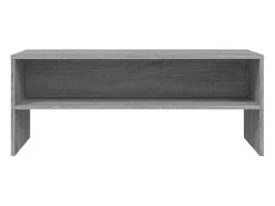 Zerina Mueble de TV madera contrachapada gris Sonoma 100x40x40 cm