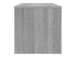 Zerina Mueble de TV madera contrachapada gris Sonoma 100x40x40 cm