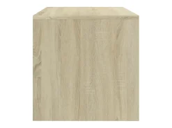 Zerina Mueble de TV madera contrachapada color roble 100x40x40cm