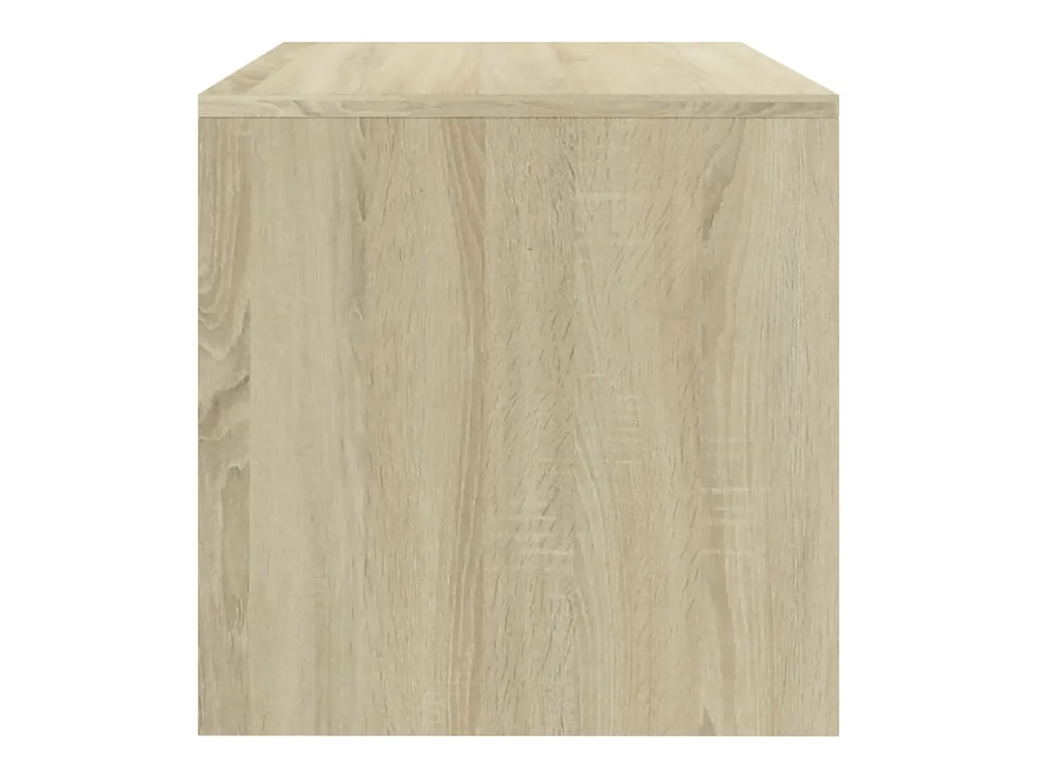 Zerina Mueble de TV madera contrachapada color roble 100x40x40cm