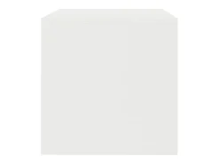 Zerina Mueble para TV madera contrachapada blanco 100x40x40 cm