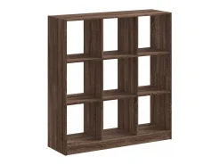 Zico Estantería madera de ingeniería marrón roble 102x32x108 cm