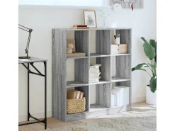 Zico Estantería madera de ingeniería gris Sonoma 102x32x108 cm